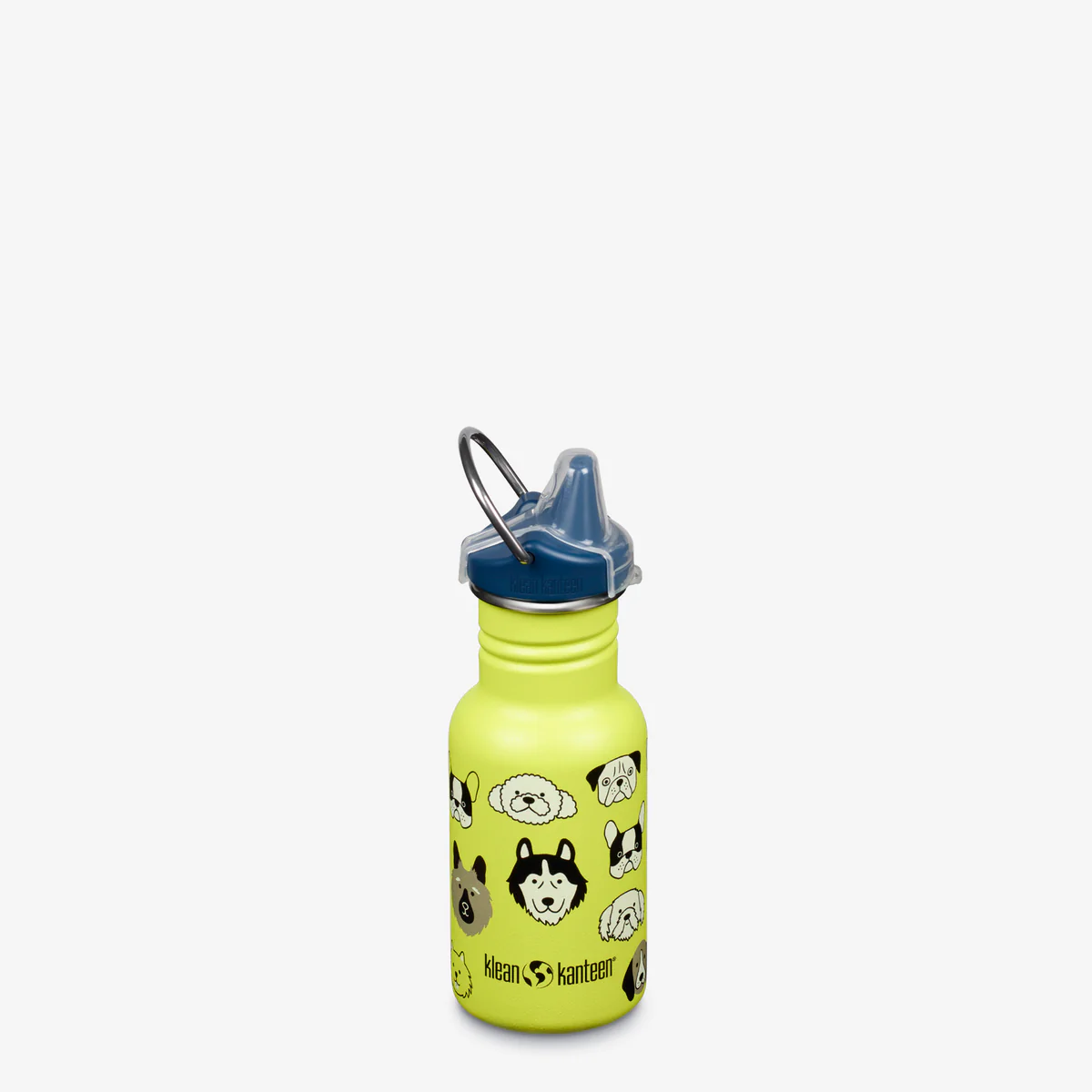 Rechizite Școlare - Sticla din otel pentru copii, Kid Classic Narrow 355ml , cu capac sippy