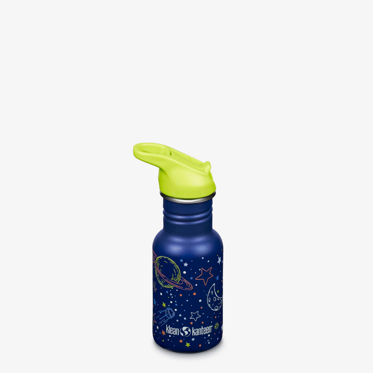 Rechizite Școlare - Sticla din otel pentru copii, Klean Kanteen Kid Classic Narrow 355ml , cu capac sport flip