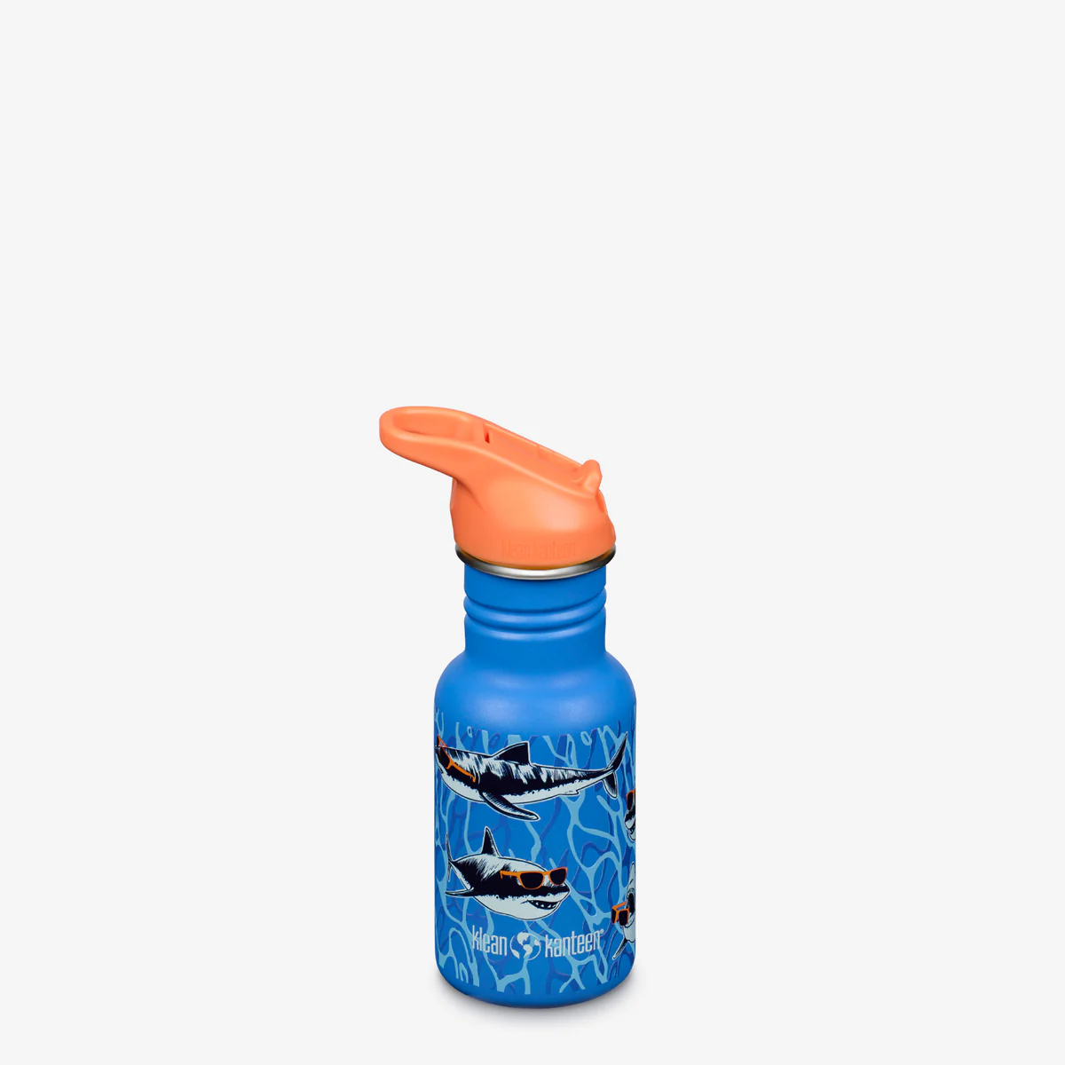Rechizite Școlare - Sticla din otel pentru copii, Klean Kanteen Kid Classic Narrow 355ml , cu capac sport flip