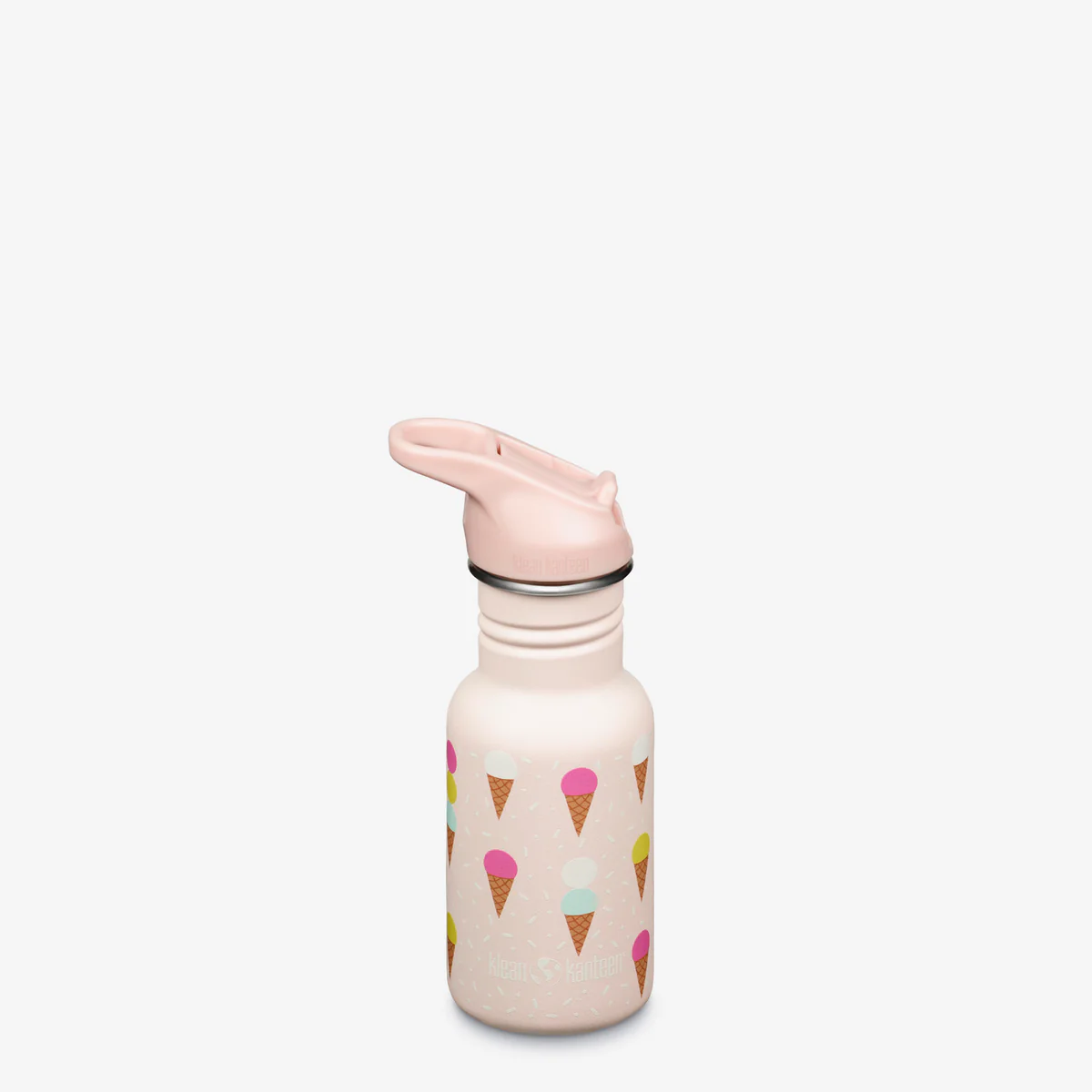 Rechizite Școlare - Sticla din otel pentru copii, Klean Kanteen Kid Classic Narrow 355ml , cu capac sport flip