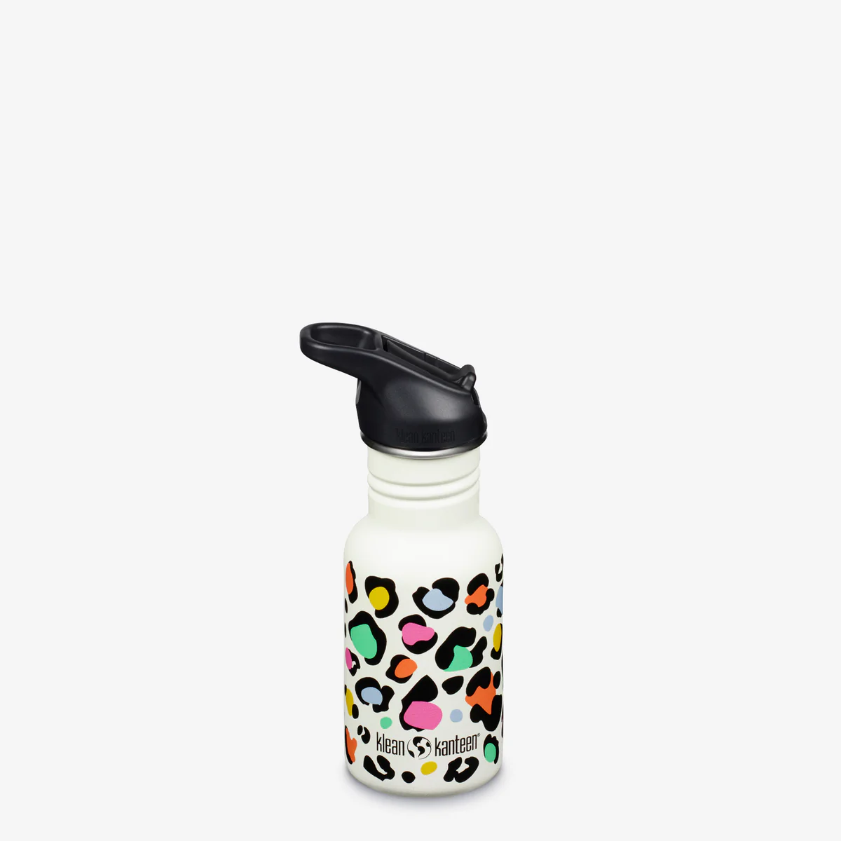 Rechizite Școlare - Sticla din otel pentru copii, Klean Kanteen Kid Classic Narrow 355ml , cu capac sport flip