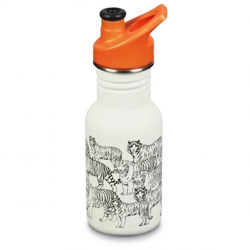 Diversificare si Ingrijire Bebe - Sticla Kid Classic Sport Narrow cu capac sport 355 ml Klean Kanteen, Tigers