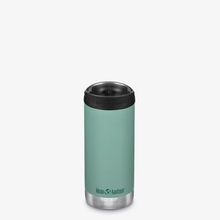 Termosuri de inox - Sticla termica TK Wide Cafe Cap, Klean Kanteen, 355ml, Beryl Green