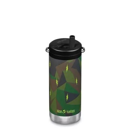 Diversificare si Ingrijire Bebe - Sticla termica TK Wide Twist Cap, Klean Kanteen, 355ml, Heart Stripe