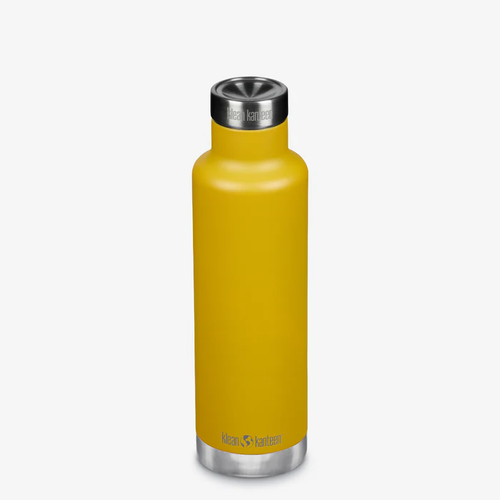 Diversificare si Ingrijire Bebe - Sticla termos cu capac TwistPour, Klean Kanteen, 750ml, Marigold