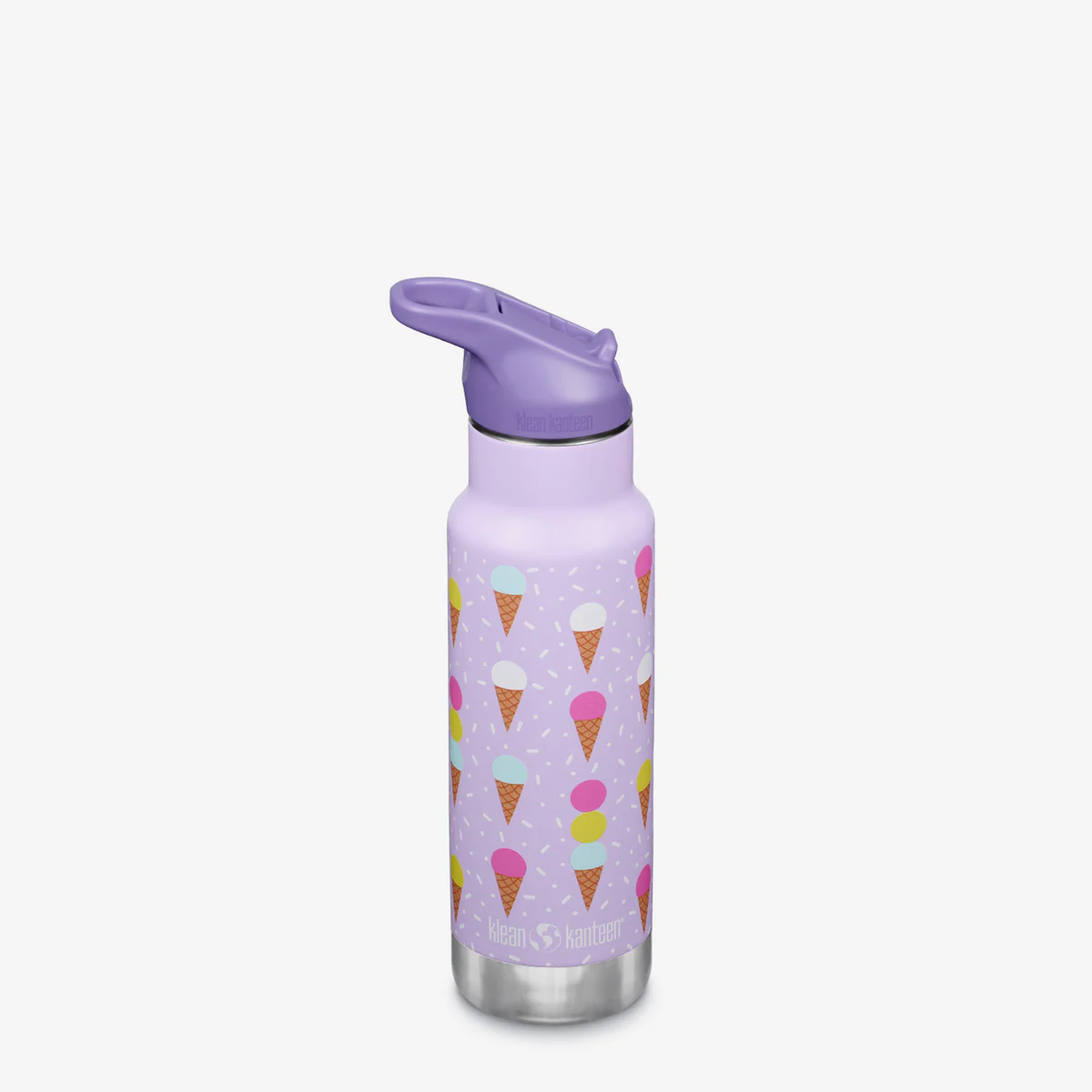 KLEAN KANTEEN - Termos din otel pentru copii, Klean Kanteen Insulated Kid Classic Narrow 355ml , cu capac sport flip,