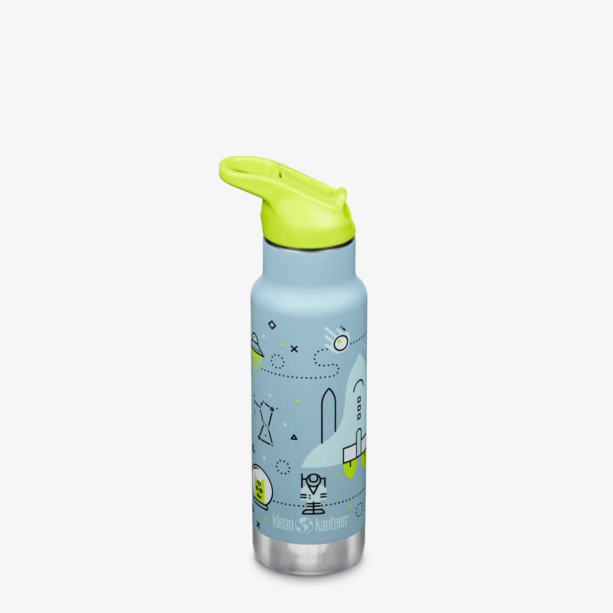 KLEAN KANTEEN - Termos din otel pentru copii, Klean Kanteen Insulated Kid Classic Narrow 355ml , cu capac sport flip,