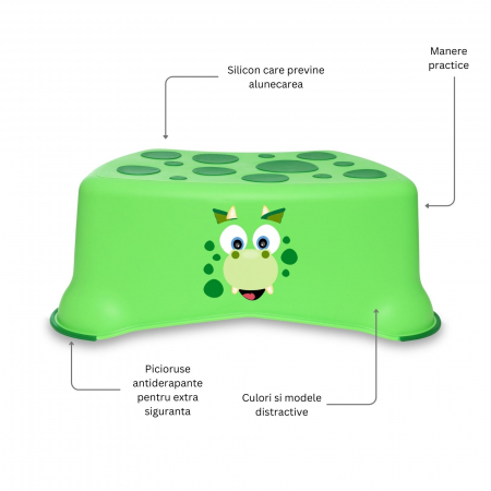 Treapta inaltatoare pentru copii, My Step Stool, Dino [3]