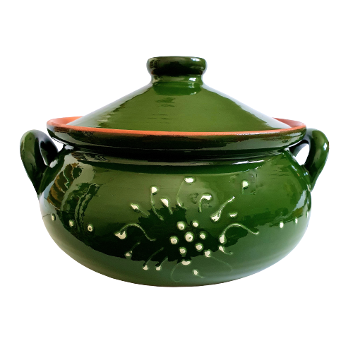 Oala ceramica pentru sarmale, 3 litri, verde [1]