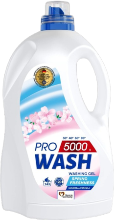 Detergent Gel Universal Pro Wash Prospețime de primăvară 5 Kg [1]