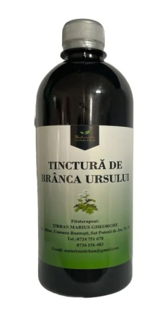 Tincturi si siropuri - Tinctura de branca ursului Tirban Marius
