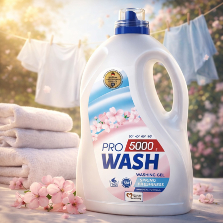 Detergenti - Detergent Gel Universal Pro Wash Prospețime de primăvară 5 Kg