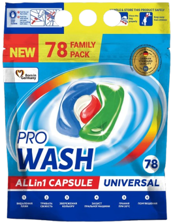 Detergenti - Detergent sub formă de capsule Pro Wash 78 buc
