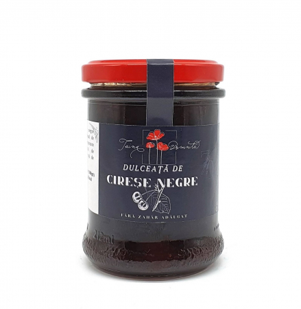 Bacanie - Dulceata de Cirese Negre Fara Zahar
