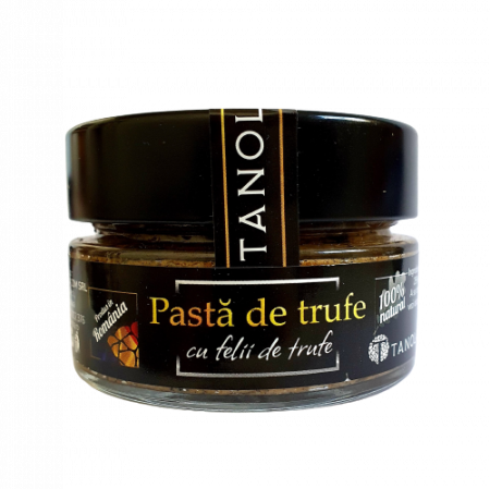 Ciuperci si Trufe - Pasta de trufe cu felii de trufe 100g