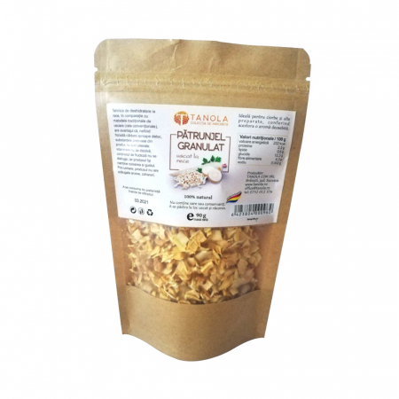 Fructe si legume deshidratate - Patrunjel radacina deshidratat la rece 90g