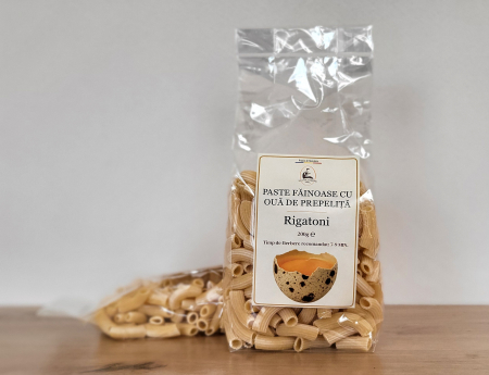 Bacanie - Rigatoni cu oua de prepelita 200g