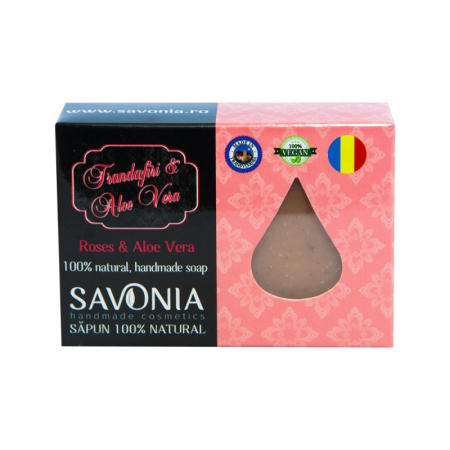 Sapunul cu trandafiri si aloe vera Savonia [1]