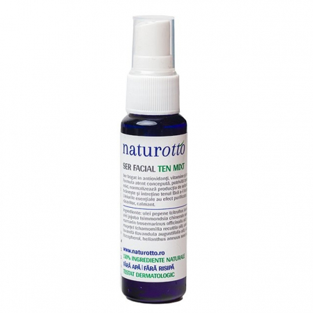 Creme naturale - Ser facial natural pentru Ten Mixt