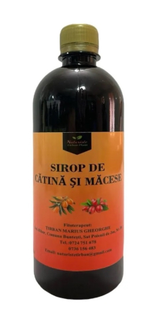 Tincturi si siropuri - Sirop de catina si macese produs de Tirban Marius Fitoterapeut