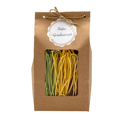 Taitei - Spaghetti colorate, cu ou
