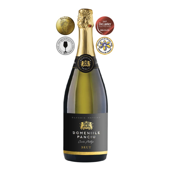 Vin spumant alb brut Domeniile Panciu Cuvee Prestige , 0.75L [1]