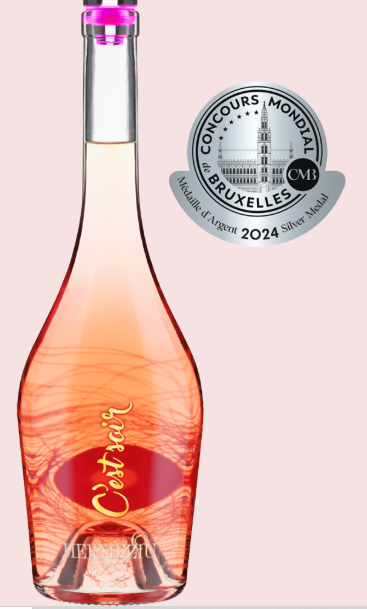 Vin rose demisec Hermeziu C'est Soir Traminer, 0.75L [1]