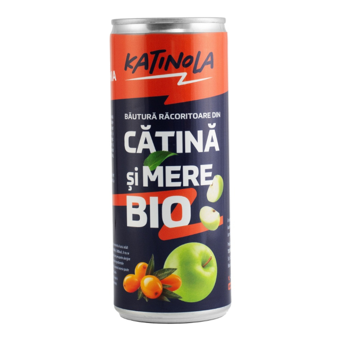 Bautura racoritoare bio din mere si catina Katinola, 0.25L [2]