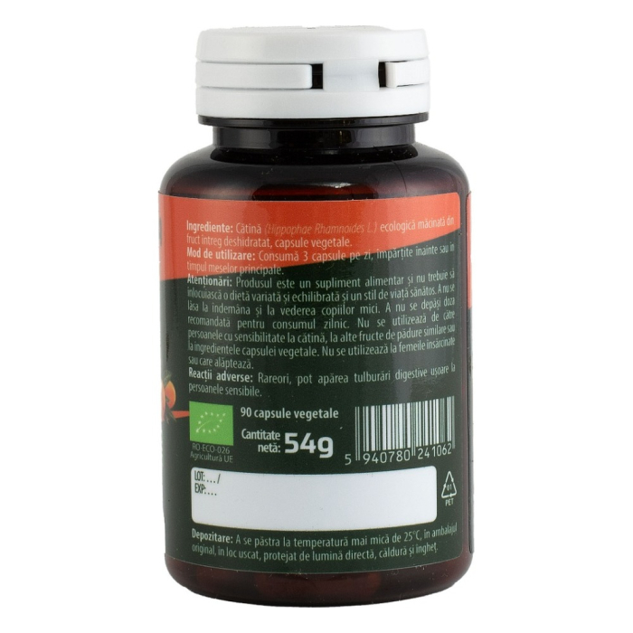 Capsule cu catina bio Katinola 90 buc [6]