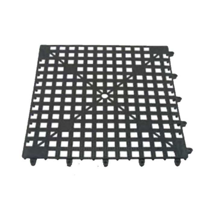Covoras modular THE BARS Interlocking Shelf Mat, negru, 33x33 cm [2]