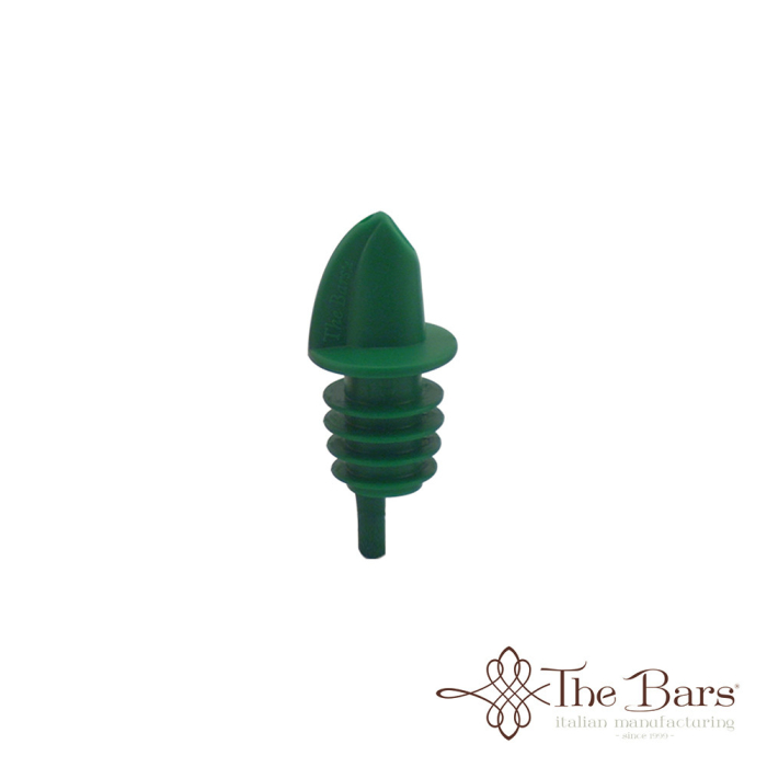 Pourer plastic THE BARS, verde, set 12 buc [2]