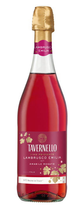 Spumant rose demidulce Tavernello Lambrusco Emilia IGT Rosato Amabile, 0.75L, Emilia-Romagna, Italia [2]