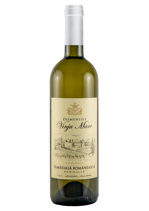 Vin alb demidulce Domeniile Vinju Mare Tamaioasa Romaneasca, 0.75L, Mehedinti, Romania [2]