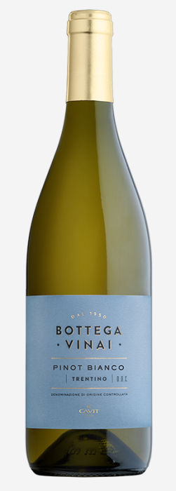 Vin alb sec Cavit Bottega Vinai Pinot Bianco Trentino DOC, 0.75L, Trentino-Alto Adige, Italia [2]