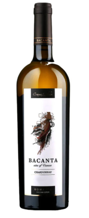 Vin alb sec Crama Girboiu Bacanta Chardonnay , 0.75L [1]