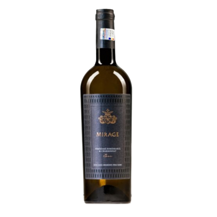Vin alb sec Domeniile Vinju Mare Mirage Tamaioasa Romaneasca & Chardonnay, 0.75L [1]