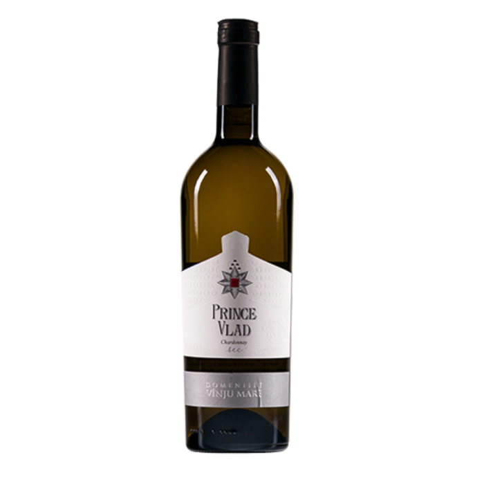 Vin alb sec Domeniile Vinju Mare Prince Vlad Chardonnay, 0.75L [1]