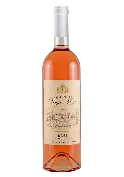 Vin rose demidulce Domeniile Vinju Mare Rose, 0.75L, Mehedinti, Romania [2]