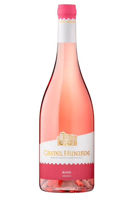 Vin rose demisec Recas Castel Huniade Rose, 0.75L, Banat, Romania [2]