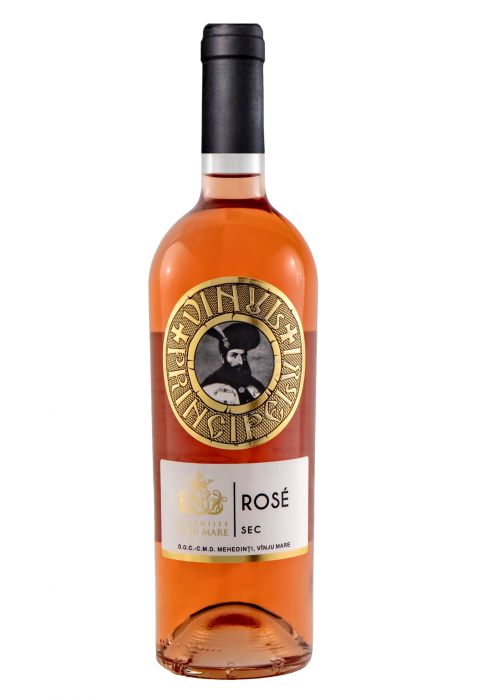 Vin rose sec Domeniile Vinju Mare Vinul Principelui Rose, 0.75L, Mehedinti, Romania [2]