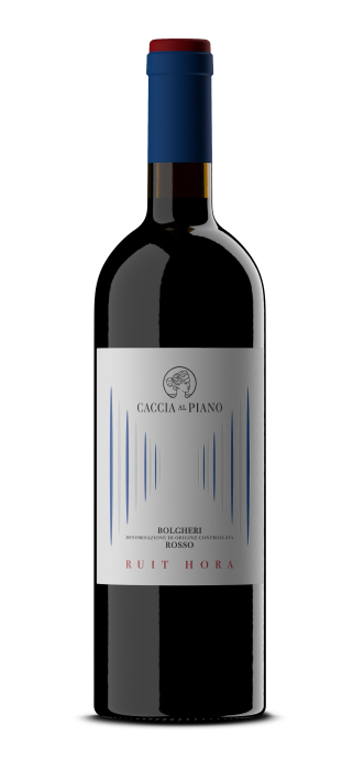 Vin rosu sec Caccia al Piano Ruit Hora Bolgheri Rosso, 0.75L, Toscana, Italia [2]