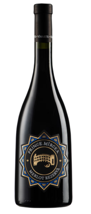 Vin rosu sec Vinarte Prince Mircea Merlot, 0.75L [1]