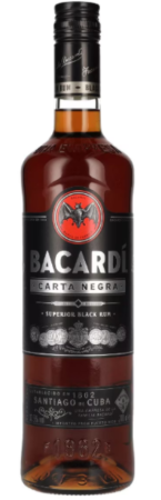 Rom - Rom brun Bacardi Carta Negra Superior Black , 0.7L