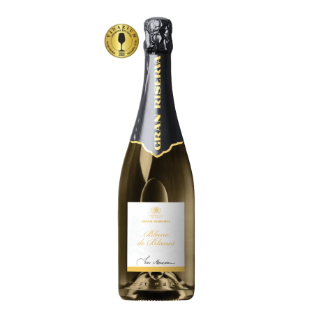 Vin Spumant - Vin spumant alb brut Domeniile Panciu Gran Riserva Blanc de Blancs, 0.75L
