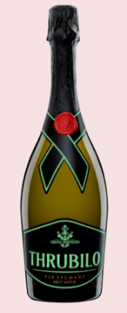 Vin Spumant - Spumant alb brut natur Hermeziu Thrubilo Glow in the Dark, 0.75L