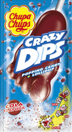 Bomboane si jeleuri - Acadea Chupa Chups Crazy Dips Cola 14g