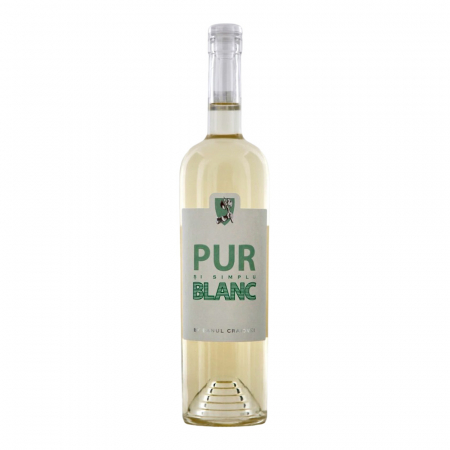 Vin Alb - Banul Craiovei Pur Si Simplu Blanc 0.75 L, vin alb sec, Oltenia, Romania