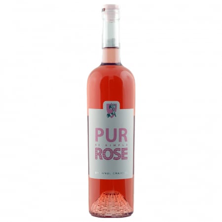 Vin Rose - Banul Craiovei Pur Si Simplu Rose 0.75 l, vin rose sec, Dealurile Olteniei