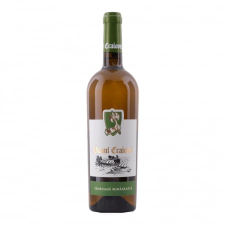 Vin Alb - Banul Craiovei Tamaioasa Romaneasca 0.75 L, vin alb demisec, Oltenia