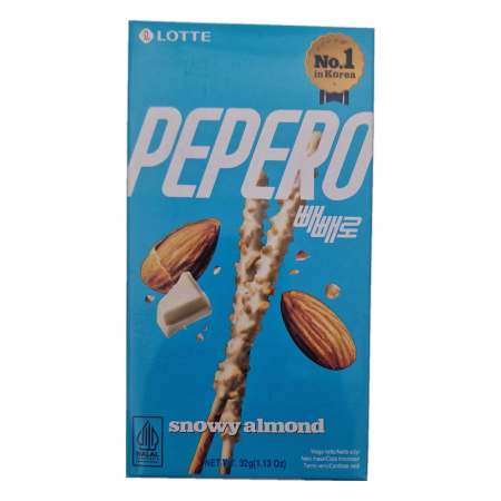 Dulciuri - Lotte Pepero Snowy Almond 32g